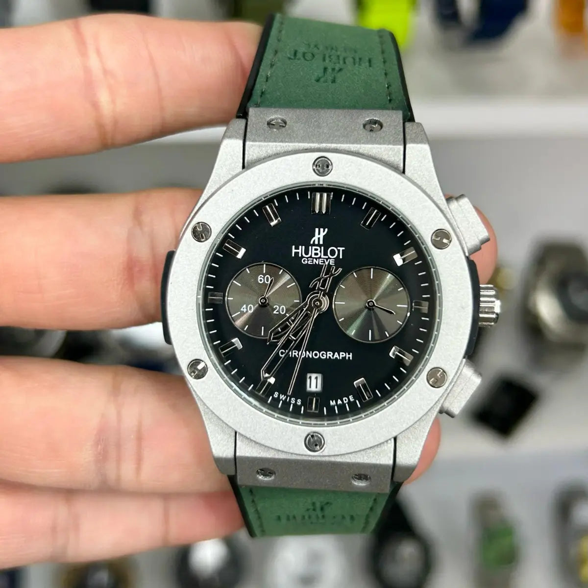 Classic Fusion Chronograph King Green